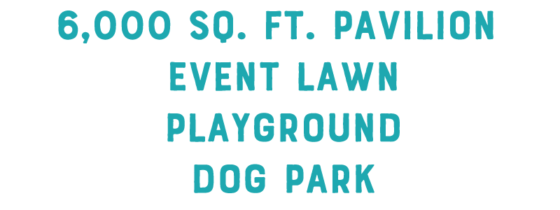 Event lawn and playground